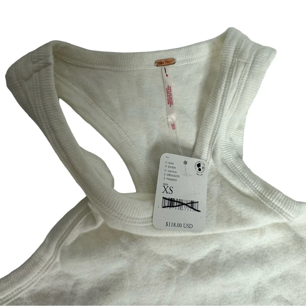 FLASH TODAY Last Chance NWT Free People Akino Tank Midi Parachute Dress white xs - Picture 9 of 11